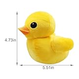 Kiuiom Gelbe Ente Weiche Plüschtier,Plüsch Gelbe Ente Weich Füllen Tiere Spielzeug,Gelb Ente Kuscheltier,Entes Plüschtier,Entes Stofftier Plüschtiere,Süßes Flauschiges Plüschtiere