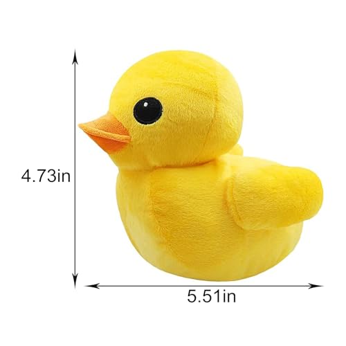 Kiuiom Gelbe Ente Weiche Plüschtier,Plüsch Gelbe Ente Weich Füllen Tiere Spielzeug,Gelb Ente Kuscheltier,Entes Plüschtier,Entes Stofftier Plüschtiere,Süßes Flauschiges Plüschtiere