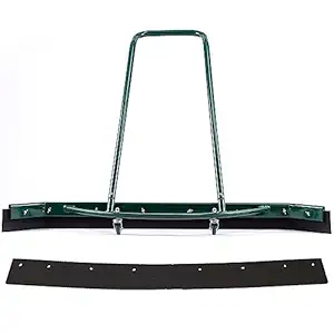 LongTeco Tennis Court Squeegee Lightweight Aluminum Squeegee Broom, Rain Sweep Heavy Duty Water Remover for Courts, 5ft EVA Foam Blade (1 Unit)