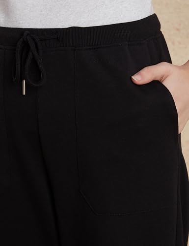 Image of Amazon Brand - Symbol Women's Wide-Leg Mid Rise Ankle Length Lounge Pant (Loose Fit) (Available in Plus Sizes)