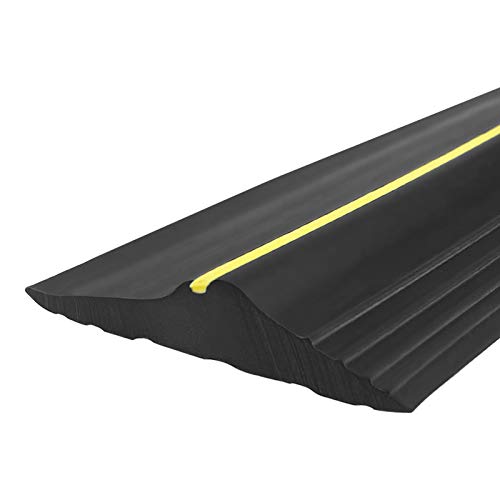 Universal Garage Door Bottom Threshold Seal Strip Garage Door Bottom Weatherproof Strip Easy Cut DIY Rubber Weather Stripping Replacement. (20 Ft)