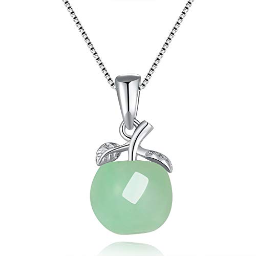 Collier d'émeraude naturel en argent 925 véritable pour femme
