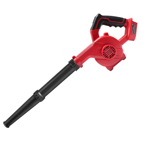 Powarobor Akku-Laubbläser Kompatibel mit Milwaukee M18 Akku 18V Kompakter geeignet für Garten Rasenpflege Hausstaubentfernung Laub Schneeräumung auf Straßen Terrassen und Garagenreinigungohne Akku