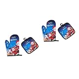 Photo Gallery garneck 2 set guanti da forno stampati cucina contatore arredamento coperchio accessori utensile pentola guanto da forno cuscino da tavolo di casa guanto di natale poliestere blue Photo Gallery garneck 2 set guanti da forno stampati cucina contatore arredamento coperchio accessori utensile pentola guanto da forno cuscino da tavolo di casa guanto di natale poliestere blue