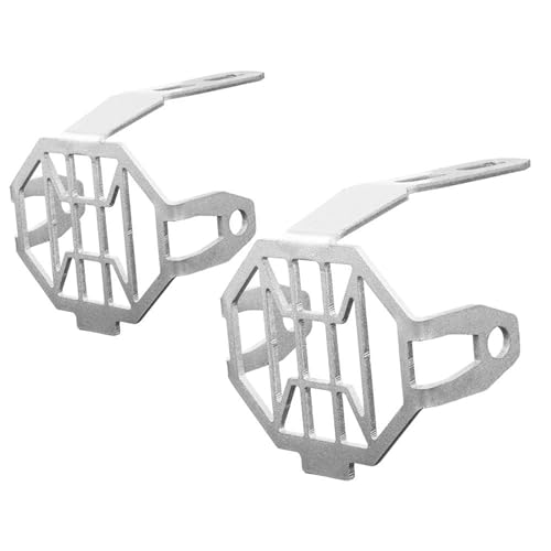 Grille de phare pour Voge DS800X protection de phare antibrouillard couleur argent