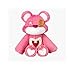 CHANGCHUNTENG LOL Rosa Anne Sweetheart Tibber Teddy Bear Holiday Regalo (40 cm) (Color : Rosy, Size : 40cm)