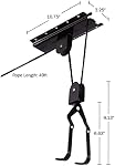 RAD Cycle Products Bike Hoist/Lift Bicycle Hoists, 2-Pack, Black