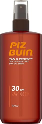PIZ BUIN Tan & Protect Tan Intensifying Sun Oil Spray, 150 ml