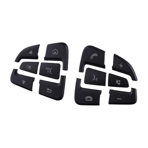 Embellecedor de control central cromado para botones de volante Mercedes Clase C y GLC 15-18