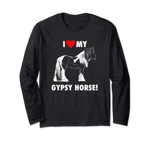 J'aime mon cheval Gypsy Cob Manche Longue Cover