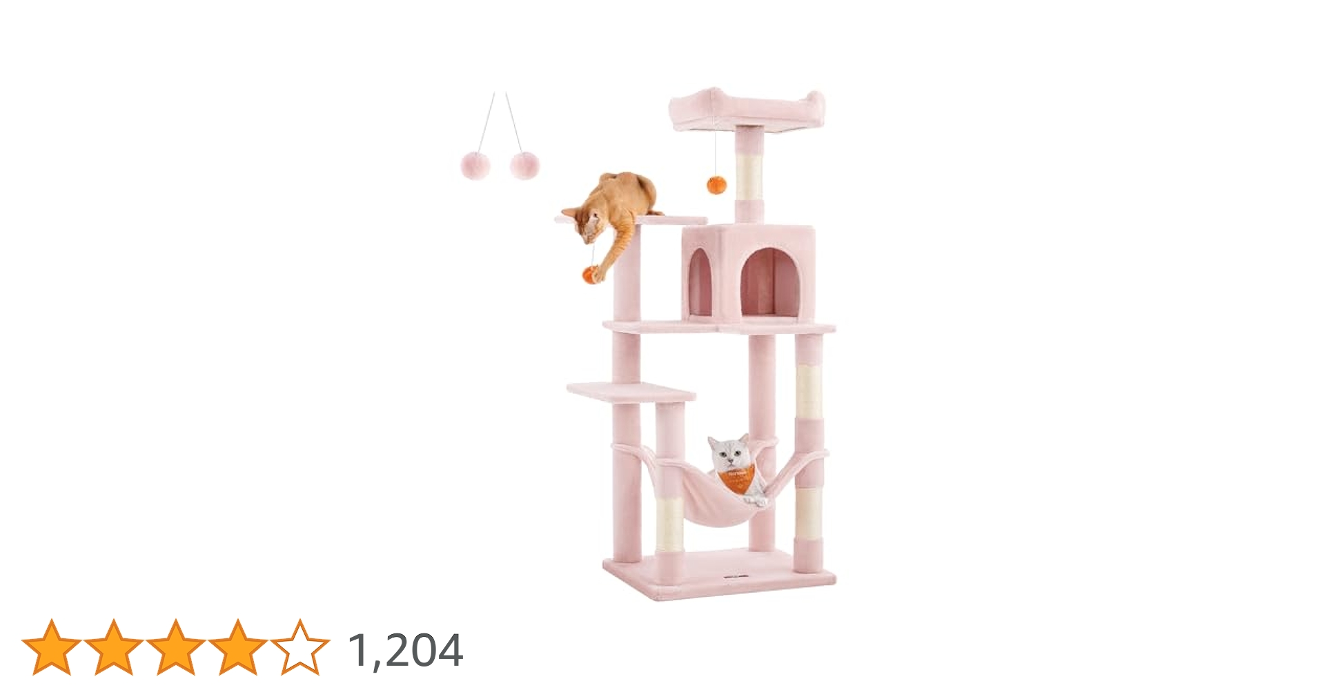 キャットタワー 据え置き スリム 大型猫 大型 中型 多頭飼い ハンモック Amazon | FEANDREA キャットタワー スリム 猫タワー 大型猫 多頭