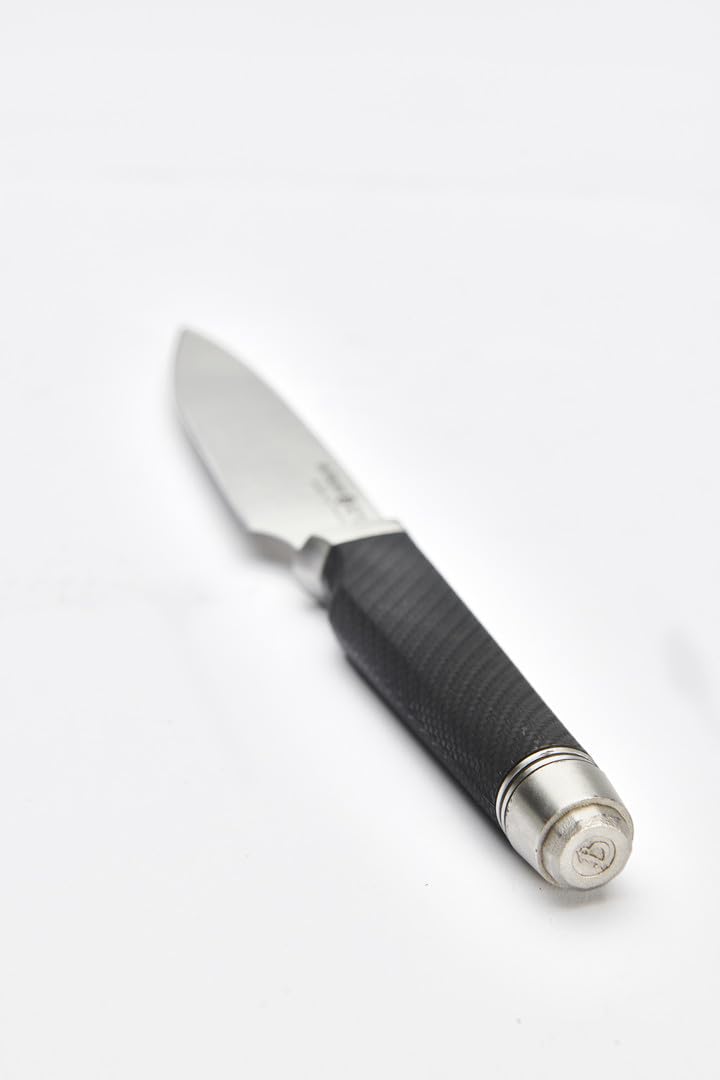 DE BUYER Coltello da Cucina, Lama, 4285.14, Acciaio Inossidabile, Nero, Lunghezza 14 cm