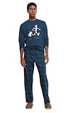 Springfield Pink PANTER Pyjama Sleepwear, Blue, M para Hombre