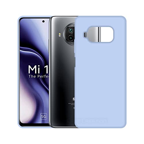 Image of Case Creation Liquid TPU Silicone Cover for Mi 10i 5G Soft Case,Anti-Dirty Slim Case Frosted Matte Cute Candy TPU Raised Bezel (Splash of Color) Back Case Cover for Xiaomi Mi 10i 5G -Light Purple