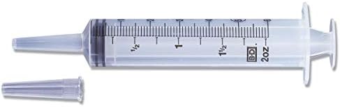 BD 2oz. (60ml) Syringe–Catheter Tip, REF 309620
