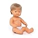 Miniland Baby Doll Caucasian Dirty Blond Boy 15' polybagged
