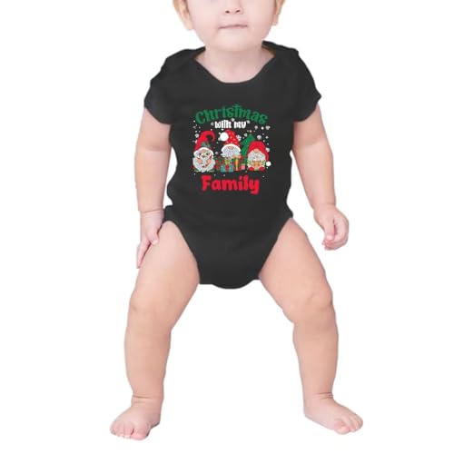 Image of Merry Christmas Family Shirts Plus Size Tops Couple Outfit Tee Parent-Child Short Sleeves Christmas Top