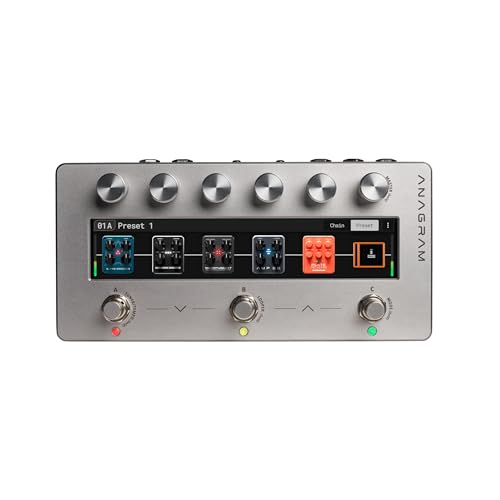 Darkglass Anagram Bass Multi-Effects Unit Pedal with Ultra-Low Latency, 50 Plus Customizable Effect...