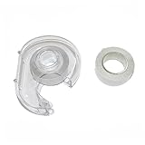 STOBOK 2stücke Pack Doppelseitiges Klebeband Aus Transparentem Stoff -aufkleberrolle Für - Kleidungshersteller