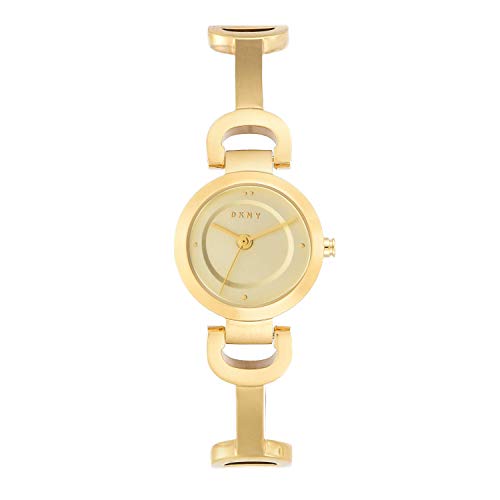 El Mejor Listado de Relojes Dkny Dama disponible en línea. 48 DKNY NY2750 Reloj DKNY Dama, Extensible Acero Dorado, Caratula Dorado, Analogo for Accesorios, Oro, Mujer Estándar