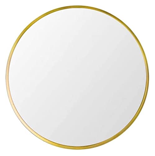 Miroir de maquillage mural de 80 cm avec cadre en métal doré haut de gamme