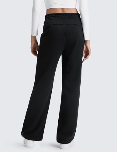 CRZ YOGA Cotton Fleece Lined Sweatpants Women 30" Straight Leg Casual Lounge Sweat Pants for Women2