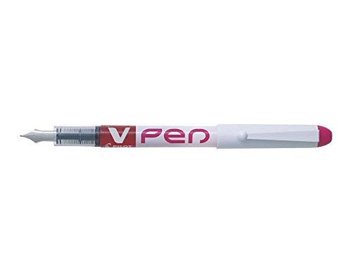 Pilot V-Pen Disposable Fountain Pens, Set of 6Pink