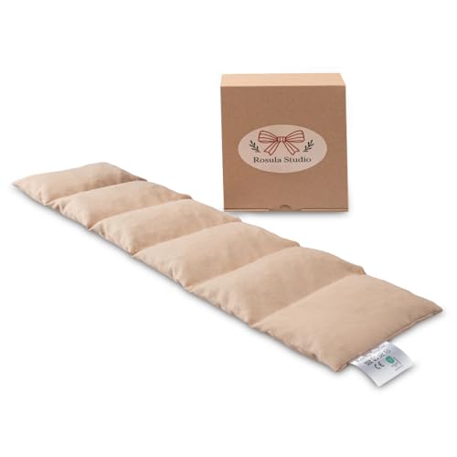 Coussin chauffant cervical bouillotte naturelle noyaux de cerise pour moments de détente