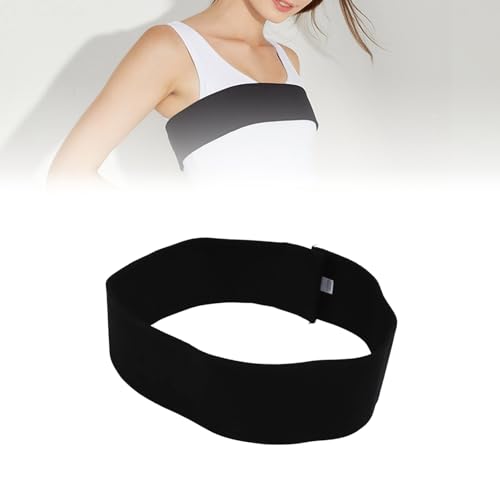 Banda Estabilizadora de Implantes de Senos, Banda de Compresión de Aumento de Senos Negra, Cinturón de Pecho Ajustable, Elástico, Suave, Amigable con la Piel, Transpirable, Banda de Soporte de(M)
