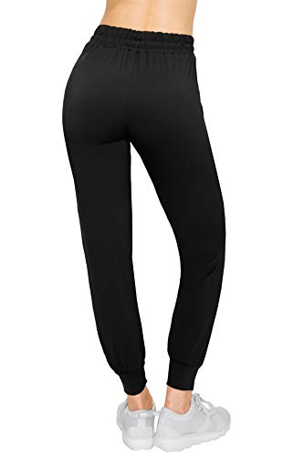 ALWAYS Super Soft, Stretchy Drawstring Women's Joggers with Pockets - Tapered Cuff Casual Joggers for Women, Ideal for Daily Wear Black 2 US M (Tag L/XL) - image 5