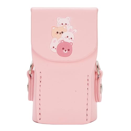 Étui de protection en cuir rose pour Pocket 3 haute finition