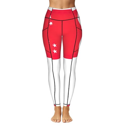Leggings de Singapur con bolsillos que sujetan el móvil en el gym 2