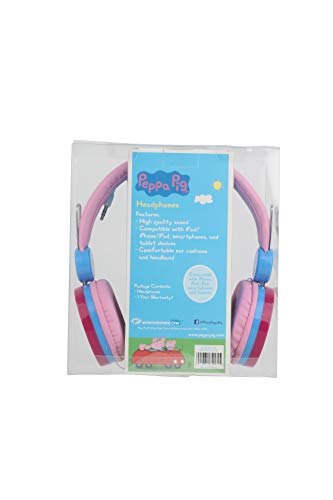 Peppa Pig Over The Ear Headphones Hp1-01057 | Soft And Cushioned Ear Pieces To Fit Any Size, Adjustable Headband Headphones, Great Sound, Volume Limiting Technology, Model Number: Hp1-01708 #TOP5