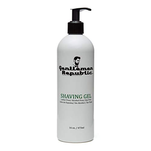 Gentlemen Republic 16oz Shaving Gel - Alcohol-Free, Maximum Glide Formula
