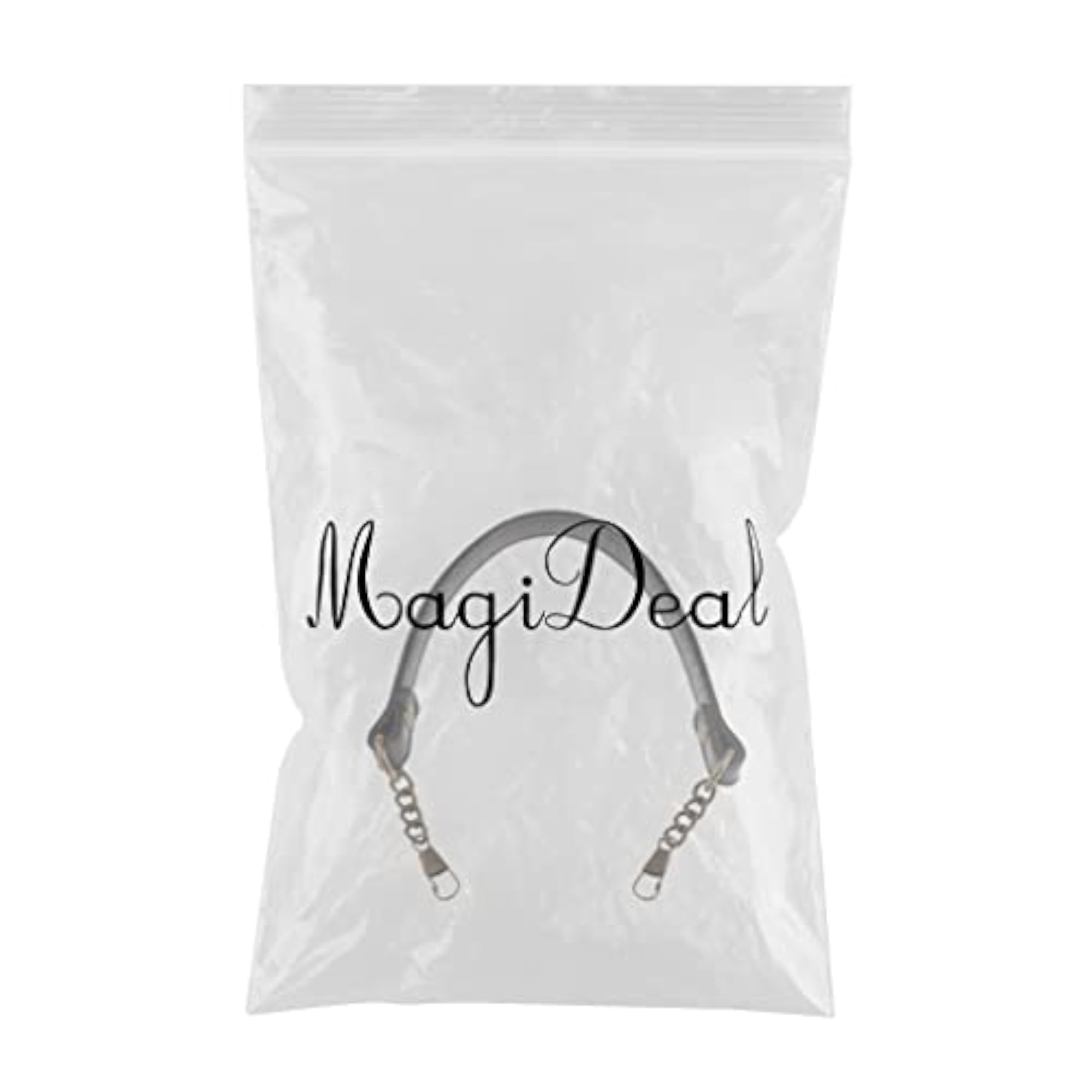 Short Bag Strap Replacement PU Leather Handle, Black