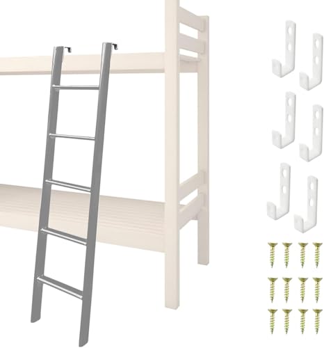 Échelle de lit superposé double en fer avec crochets pour mezzanine et dortoir