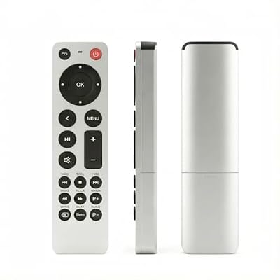 Replacement Remote for Apple TV, NOT Siri Remote (No Voice), IR Remote Control Compatible with Apple TV 4K/HD/3rd/2nd/1st Gen, with Volume Control for Samsung/LG/Vizio/Hisense/Sony TVs