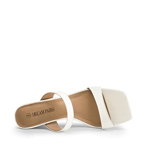 Image of DREAM PAIRS Womens Slides Slip On Wedge Sandals