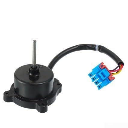 Pieza de repuesto para motor de ventilador de refrigerador CC 12 V compatible con modelos de condensador LG, funcionamiento silencioso para una fácil instalación, construcción de plástico y cobre