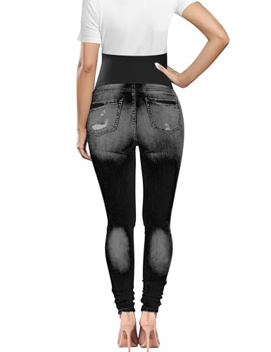 Image of Maternity Jeans Over The Belly Slim Stretch Maternity Work Pants and Pocket