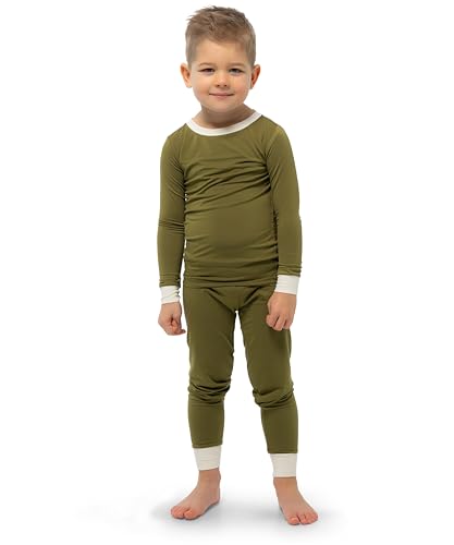 2-Piece Pajama for Kids and Toddlers - Toddler Pajamas - Boys and Girls Pajamas viscose made from Bamboo