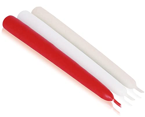 selbstlöschende Baumkerzen, durchgefärbte Qualität, handgetauchte...