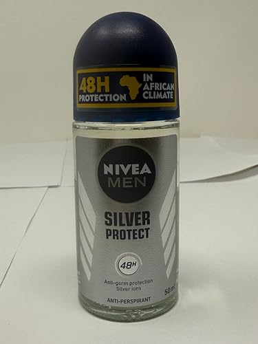 Desodorante roll-on NIVEA MEN Silver Protect 50ml x3 miniatura 2
