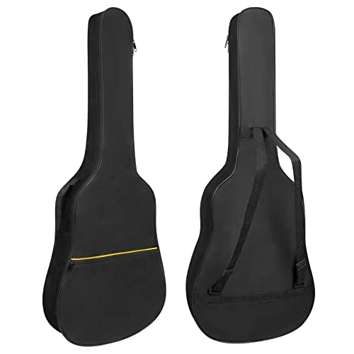 Housse de protection rembourrée imperméable pour guitare acoustique de 99,1 cm, 101,6 cm, 104,1 cm, avec poche et… - Les Beatles, Paul McCartney, John Lennon, RIngo Starr, George Harrison Housse de protection rembourrée imperméable pour guitare acoustique de 99,1 cm, 101,6 cm, 104,1 cm, avec poche et…