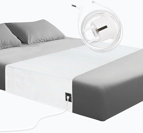 RIQINXIN Erdungsbettlaken Silberfaser Erdungsmatte Atmungsaktive Erdungsbettmatte für Hochwertiges Schlafklima Bio-Baumwolle Grounding Sheet Erhöhen Sie die Energie (99x 203 cm) Beige
