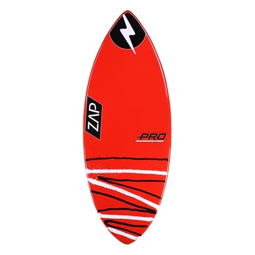 Zap Skimboards - Classic Series Pro Large Skimboard 54" (3/4" Thick) - Assorted Colors - Continuous Core with E-Glass Wrap, Polyester Resin, and TuffCoat Gloss Finish