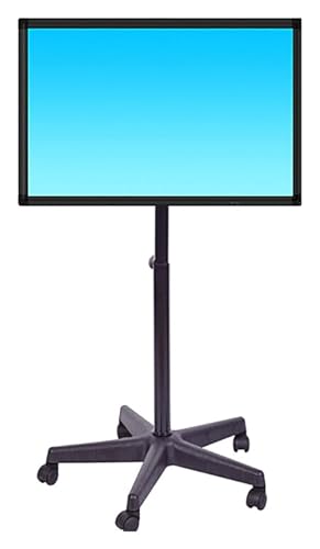 Soporte móvil para TV con ruedas y ajuste de altura miniatura 7