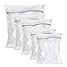 Pralka do prania brudna delikatna bielizna z siatką torba na pranie duży rozmiar biustonosz Laundry Bag-Opakowanie 5 (1XL+2L+2M) Ponowne użycie bluzy, buta, pończochy (drobne włosy)