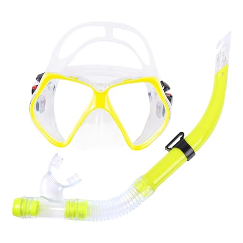 Plorach de buceo para Adultos, Máscara de buceo y snorkel - SNAGEL Set Scuba Gear Goggles Adults | Anti-lege y Anti-goles, equipo de snorkel