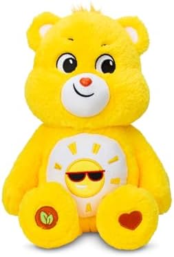 Care Bears 22087 14 inch Medium Plush Funshine Bear, Collectable Cute Plush Toy, Cuddly Toys for Children, Soft Toys for Girls and Boys, Cute Teddies Suitable for Girls and Boys Aged 4 Years +